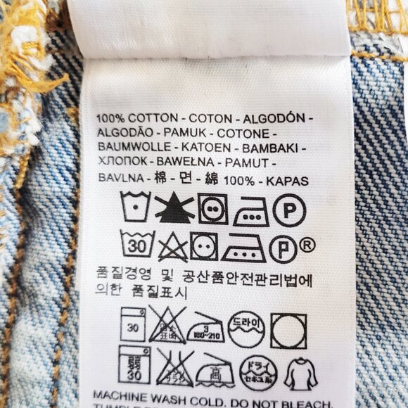 Levi's Boyfriend Trucker Medium Blue Jacket - Size XS - Picture 7 of 11